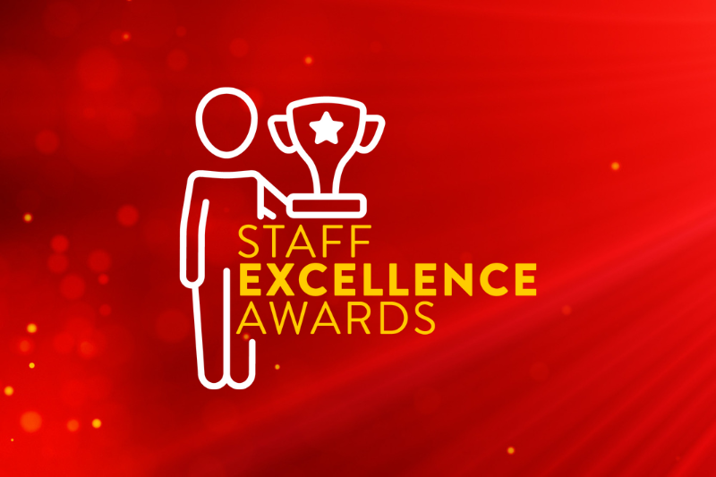Image shows the Staff Excellence Awards logo.